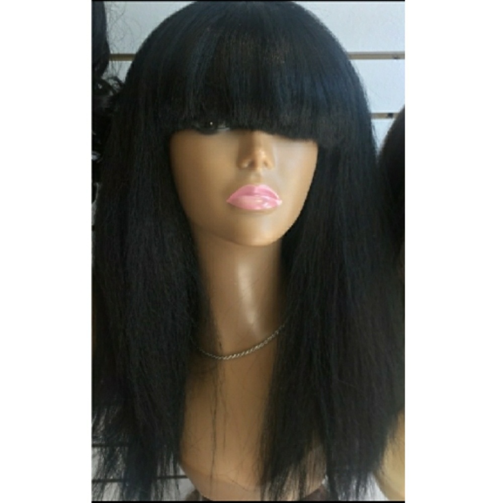 Blac Chyna Doll Gorgeous Bangs Sexy Wig